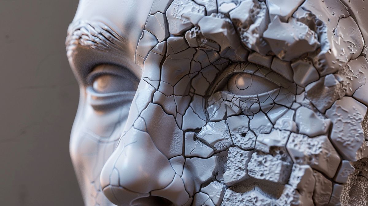 3D-Modell Retopology Prozess zur Optimierung der Mesh-Struktur für bessere Animationen